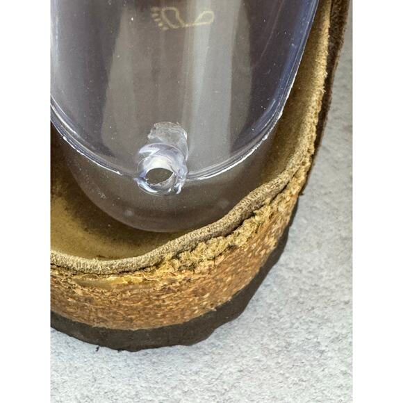 Birkenstock Arizona Brown Leather Sandals EU39 Womens US Size 8 FLAWS READ - Picture 5 of 16